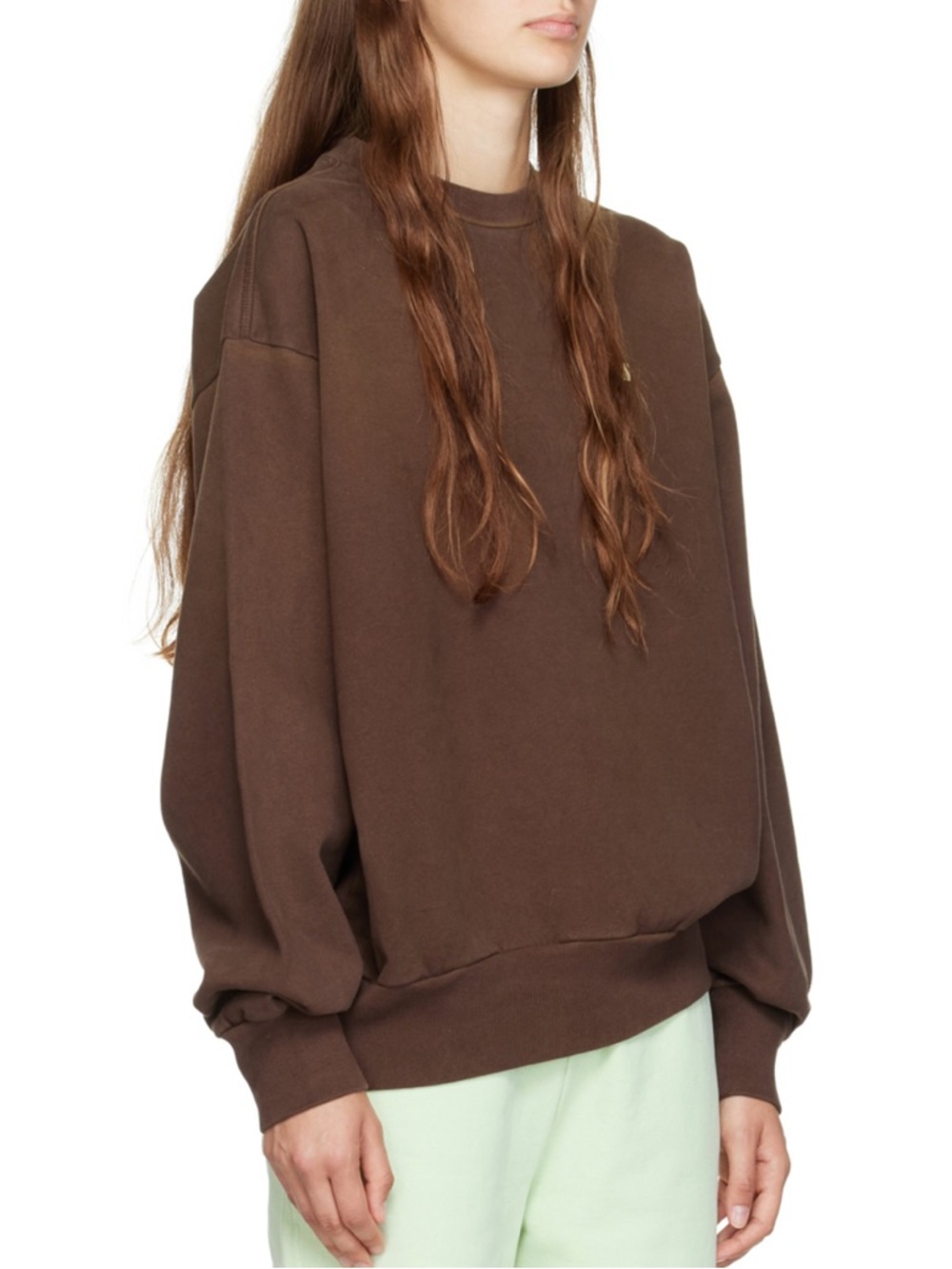 Acne Studios Brown Garment-Dyed Sweatshirt - Picture 2 of 6